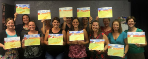 Paint night photo