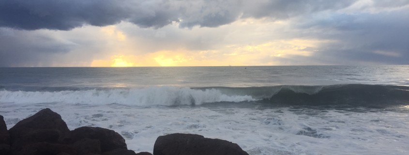 Spirit retreat 2016 Puerto Vallarta sunset from the boardwalk of the city
